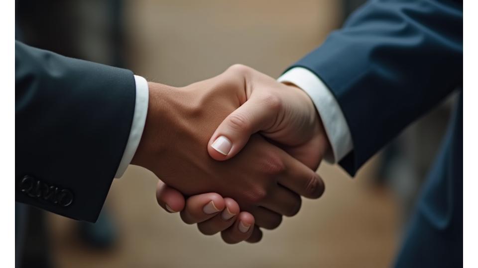 Uścisk dłoni symbolizujący wzajemny szacunek i wspólne zasady w społeczności online.